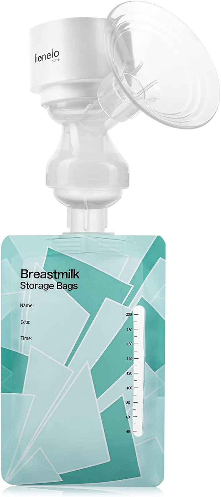 LIONELO Fidi One Cordless Breast Pump 180 Ml, Pompă de sân portabilă cu 3 faze, masaj de economisire a energiei în 9 etape, pâlnie din silicon 26 mm Timp de funcționare 120 min Bpa-free Accesorii Hrana si Alaptare Bebe Naty Shop