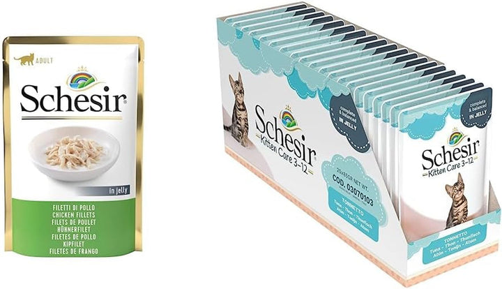 Cat Sauce fâșii de pui cu orez, hrană umedă pentru pisici în sos, 20 pungi X 85 G