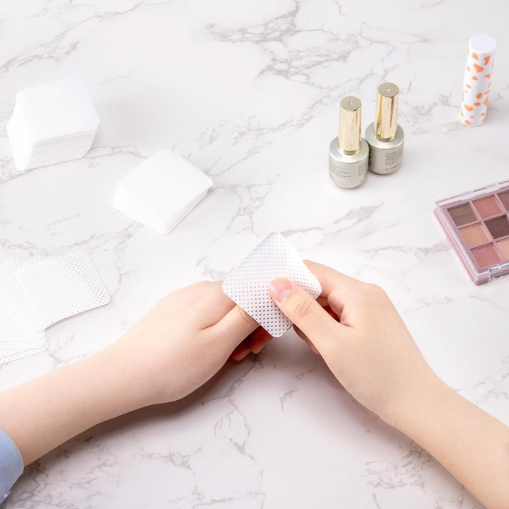 500 de ojă cu gel, fără scame, pentru îndepărtarea ojei, gel UV, pentru manichiură și pedichiură – alb