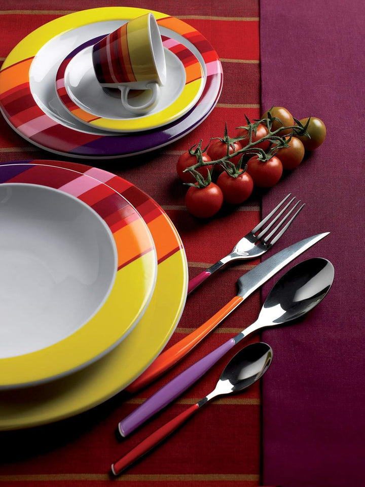 BUGATTI, Glamour, set de tacâmuri pentru 6 persoane, 24 piese din oțel inoxidabil 18/10 Naty Shop