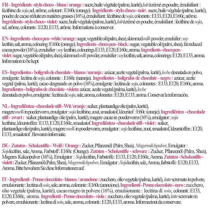 Scrapcooking - Set de 4 creioane colorate de ciocolată pentru Halloween - Negru, portocaliu, violet și alb - Colorant comestibil - Colorant alimentar pentru scris - Scrie și desenează pe deserturi, prăjituri și fursecuri - 7064