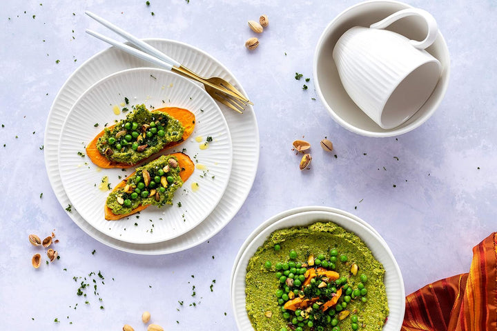 MÄSER 931461 Dalia, Tafelservice Für 6 Personen Aus Hochwertigem Hotelporzellan in Weiß, 12-Teiliges Teller Set in Vintage Design, Durable Porzellan Seturi vesela masa Naty Shop