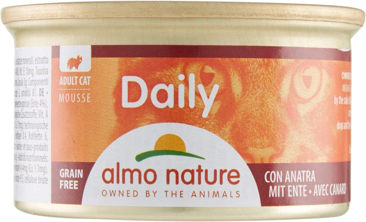 Almo Nature Daily Wet Food pentru pisici adulte Mousse cu somon - conservă 24X85 G