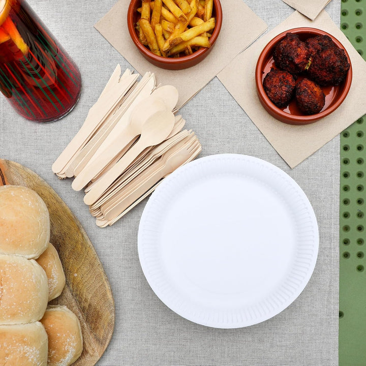 Table Kind | 100 pachet vrac Șervețele moi din hârtie reciclată, șervețele de petrecere de unică folosință maro, potrivite pentru uz zilnic, ecologice, Kraft, nealbite, compostabile, fabricate în UE, 2Ply, 33cm