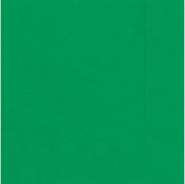 Șervețele de hârtie - 16,5 cm - Verde smarald - Pachet de 20 bucăți