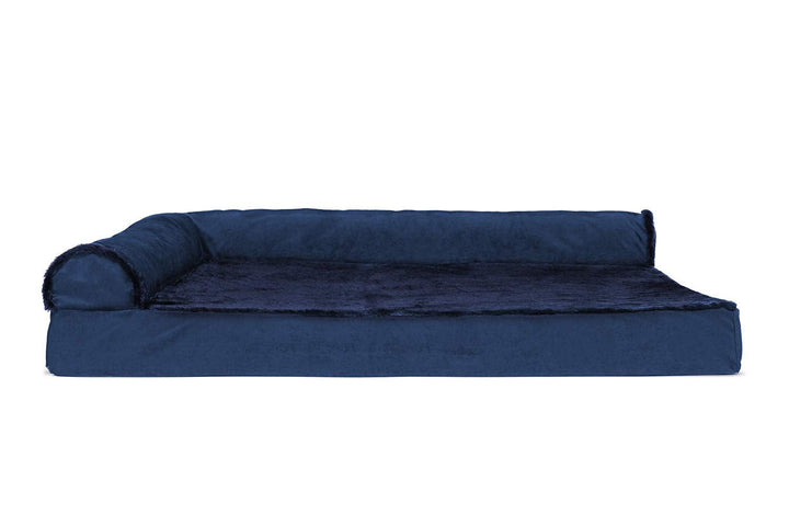 Pat pentru pisici de interior, lavabil, cu role de gât detașabile, pentru animale de companie de până la 4,1 kg – Covoraș de pluș cu imprimeu de diamant – Gri, mărimea S