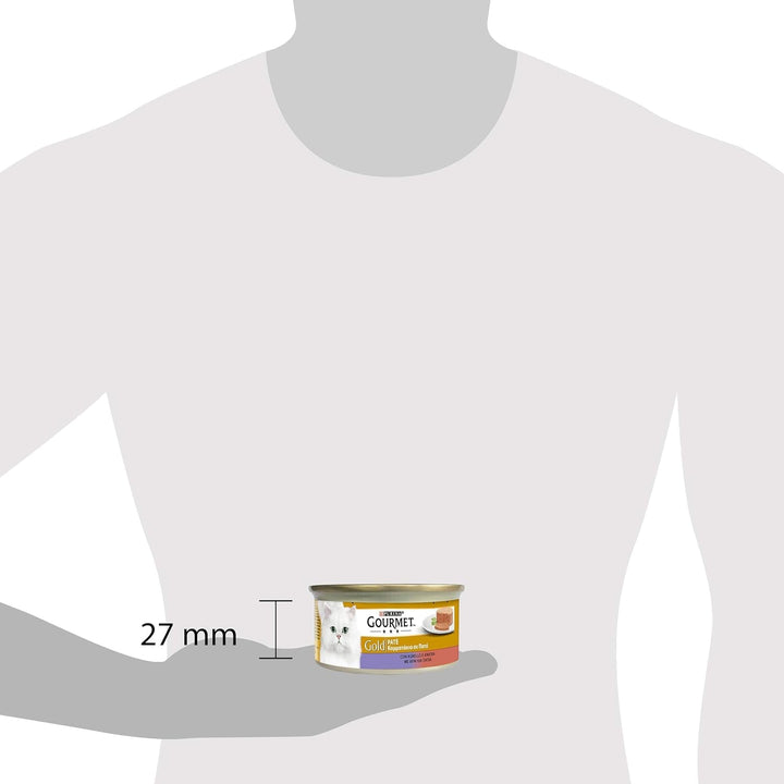 Purina Gold Pâté Moist Cat Lamb And Duck, 24 cutii la 85 G