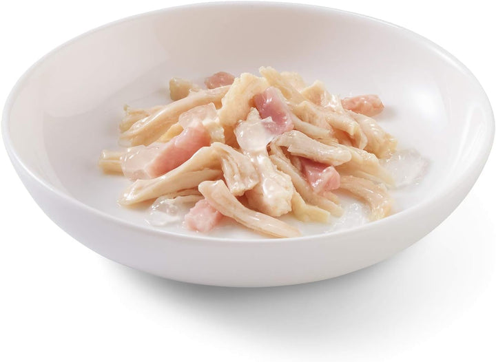 Cat Jelly File de pui cu șuncă, hrană umedă pentru pisici în jeleu, 24 cutii X 140 g