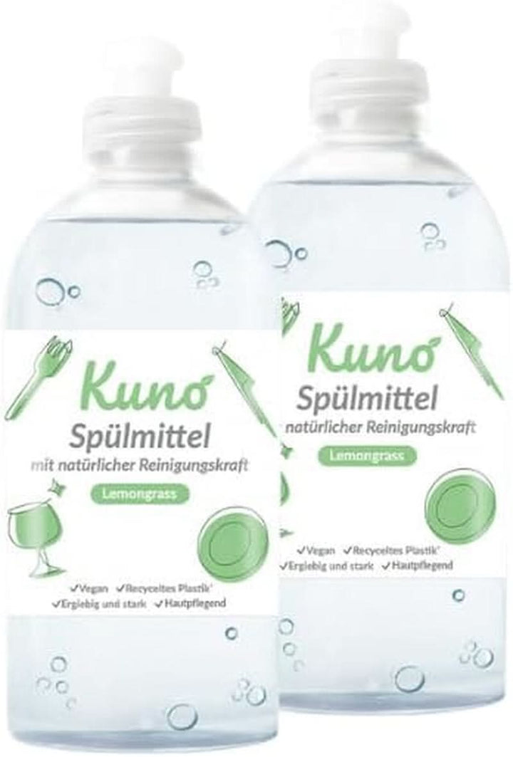 Kuno - Lichid de spălat vase manual, aroma si miros de lamaie, 500 ml Detergenti Bucatarie Naty Shop 2