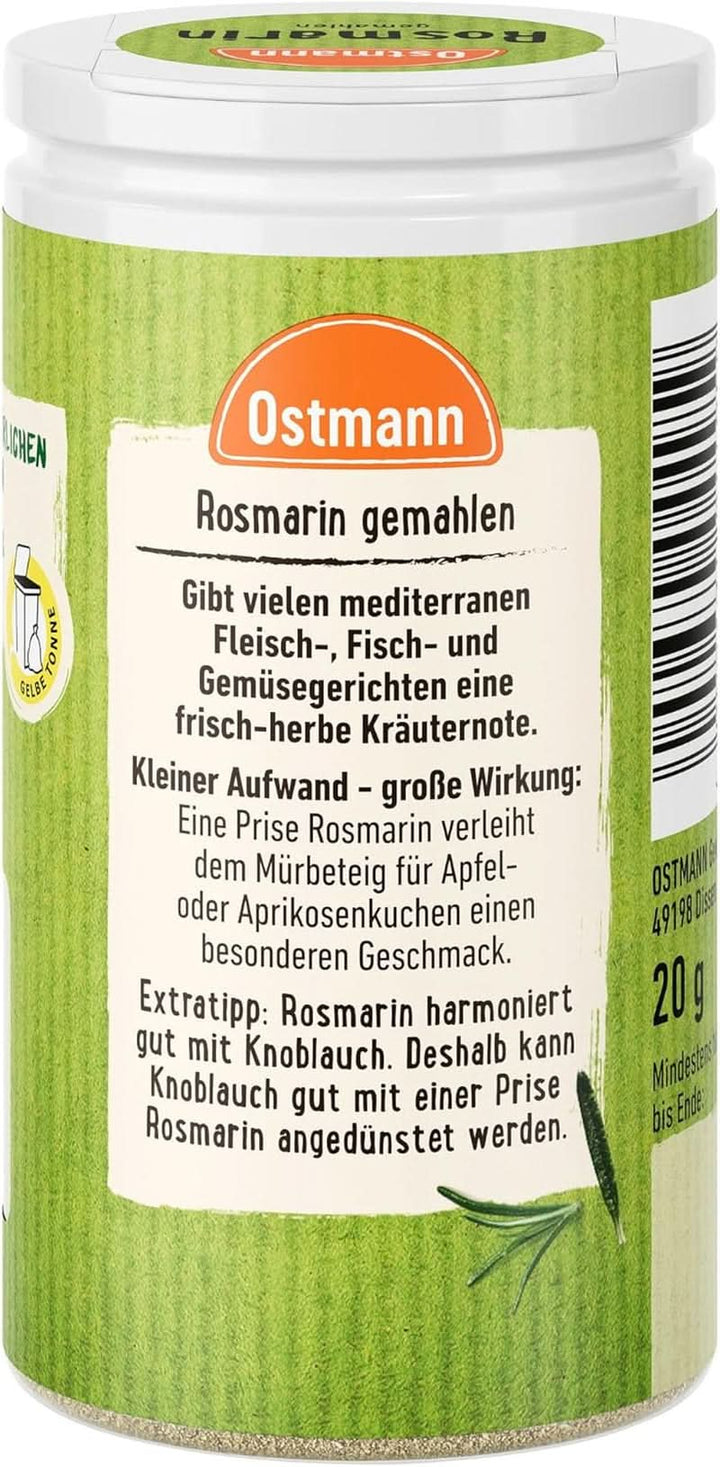Ostmann - Rozmarin măcinat, 20 grame Condimente Naty Shop
