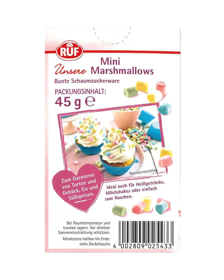 RUF Mini Marshmallows, culori pastelate, 45 grame Naty Shop