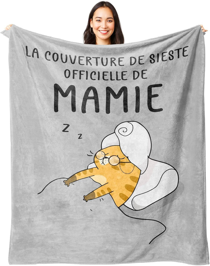 Pătură de flanel Juratar pentru tata - cadou pentru ziua de naștere, ziua tatălui și Crăciun - 152 X 130 cm Paturi si Cuverturi Besuche den Juratar-Store Mamie