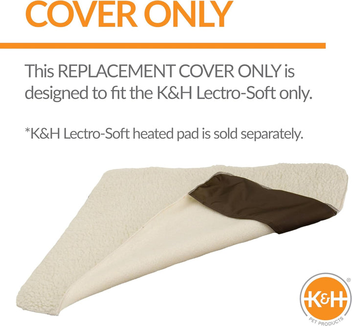 Husă de schimb Pet Products Lectro-Soft pentru pat încălzit pentru pisici, compatibilă cu paturile mici Lectro-Soft (pat încălzit vândut separat), lavabilă la mașină, husă moale din fleece, 45,7 x 35,6