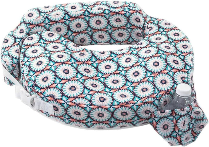 MY BREST FRIEND Baby Wild - Perna americană pentru alăptare, originală, ușor de întreținut Accesorii Hrana si Alaptare Bebe Naty Shop Coral alb albastru turcoaz 57 X 40 X 14 Cm Husa: 100 poliester / umplutura: spuma 100 poliuretan, spumata la rece