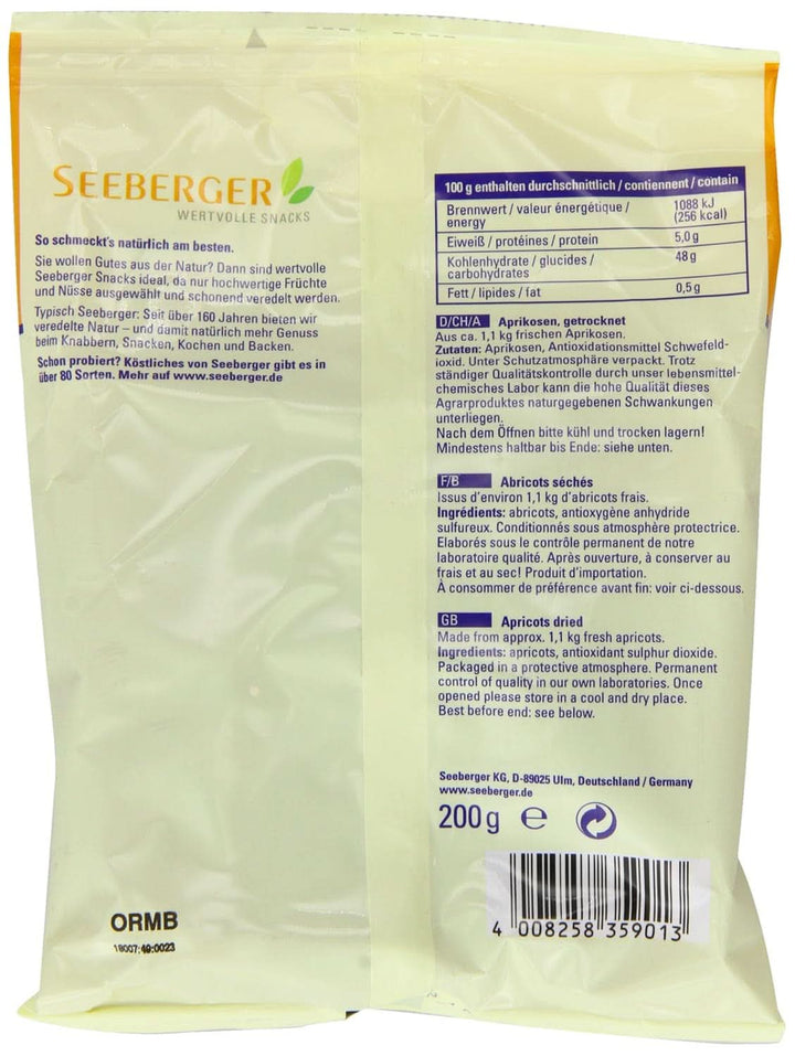 Seeberger, Caise, 200 grame Produse deshidratate Naty Shop