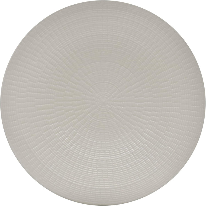 ECHTWERK 18-Teiliges Vintage Tafelservice, "Blanka" Nature-Design, Für 6 Personen, Stilvolles Geschirrset Mit Struktur Aus Steingut Mit 6 X Speiseteller, 6 X Beilagenteller, 6 X Suppenteller, Creme Seturi vesela masa Naty Shop