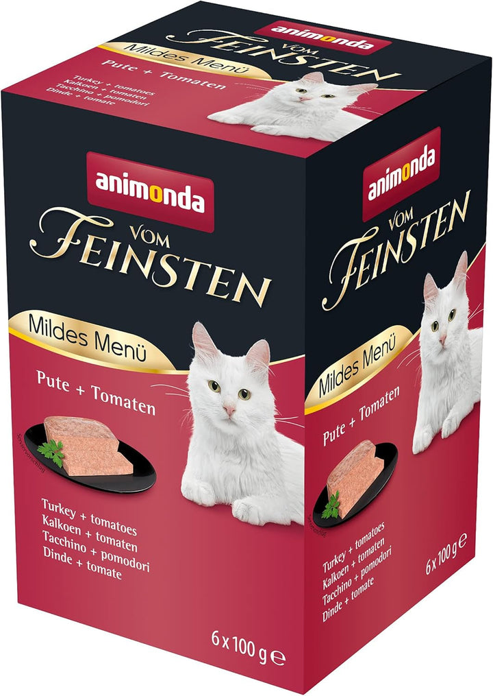 Animonda Vom Feinsten Adult Sauce Variety (32 X 100 G), hrană umedă pentru pisici adulte, hrană pentru pisici fără cereale și zahăr, bucăți fragede într-un sos delicios