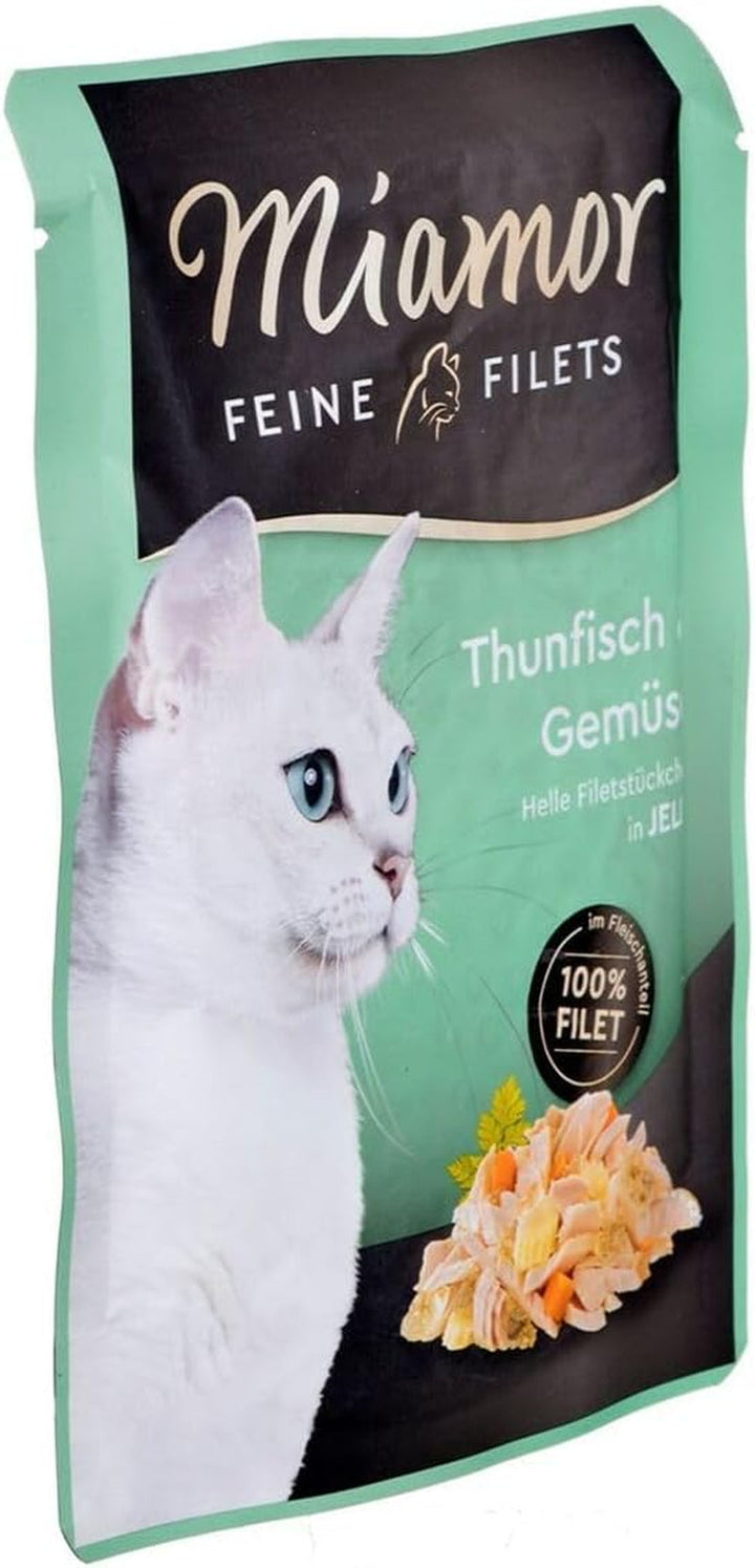 Fileuri fine în jeleu ton și legume 24X100G