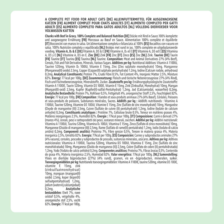 By Amazon Hrană umedă fără cereale pentru pisici, conservă, pateu de pui, 12 X 400 G