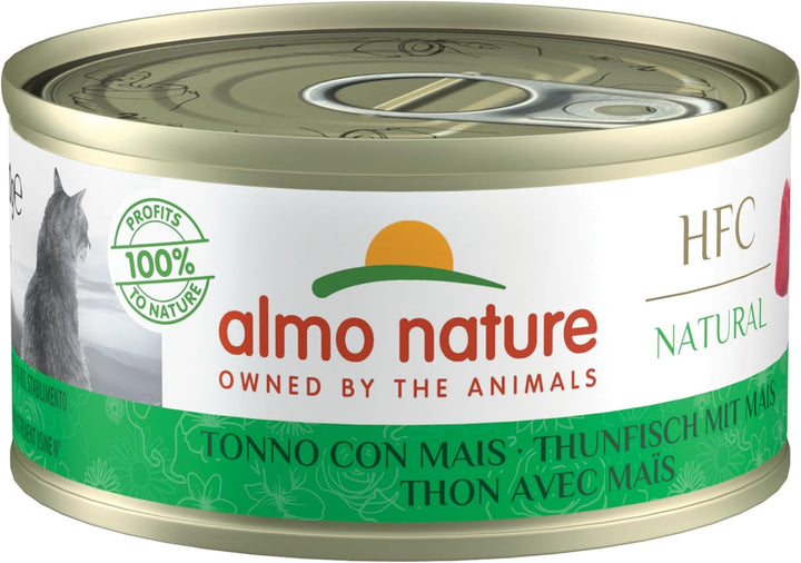 Almo Nature HFC Natural Wet Chicken Thigh Hrană umedă pentru pisici 24Pack (24 X 70G)