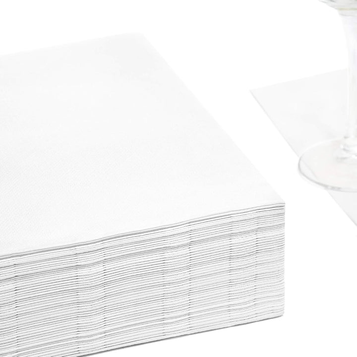 Papstar, 50 șervețele "ROYAL Collection" 1/4-fold 48 Cm X 48 Cm Alb, #11577