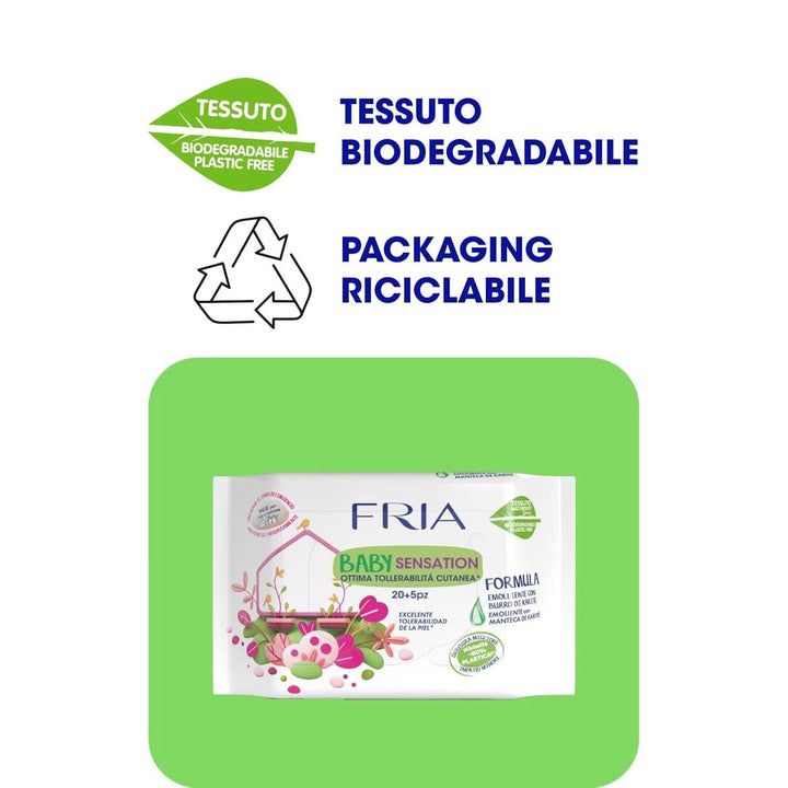 Șervețele de curățare Fria Baby Sensation Servetele Umede Bebelusi Naty Shop