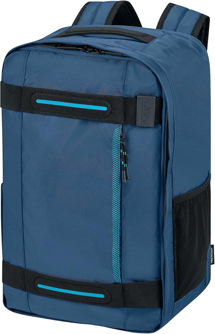 American Tourister Urban Track - Geantă de mână Ryanair sub scaun, 25 x 20 x 40 cm, 24,5 L, negru (Asphalt Black) Bagaje și echipament de călătorie Naty Shop Albastru (Marina de luptă) Rucsac cabină