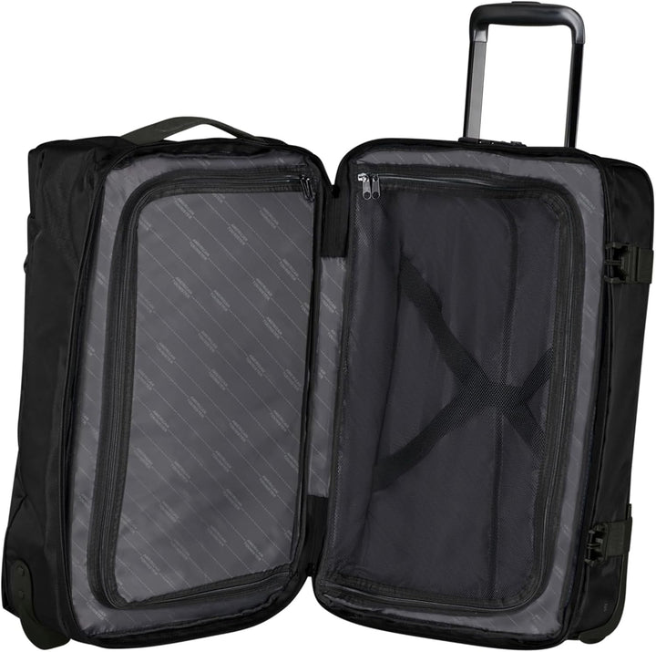 American Tourister Urban Track - Geantă de voiaj cu 2 roți, 55cm, 55L, negru (Asphalt Black) Bagaje și echipament de călătorie Naty Shop