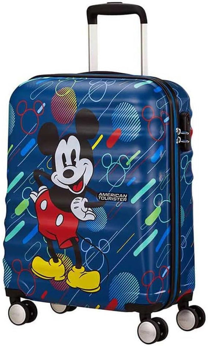 American Tourister Wavebreaker Disney - Spinner S, bagaje pentru copii, 55 cm, 36 L, multicolor (Donald Blue Kiss) Bagaje și echipament de călătorie Naty Shop Multicolor (Mickey Future Pop) Spinner S (55 Cm - 36 L) Disney