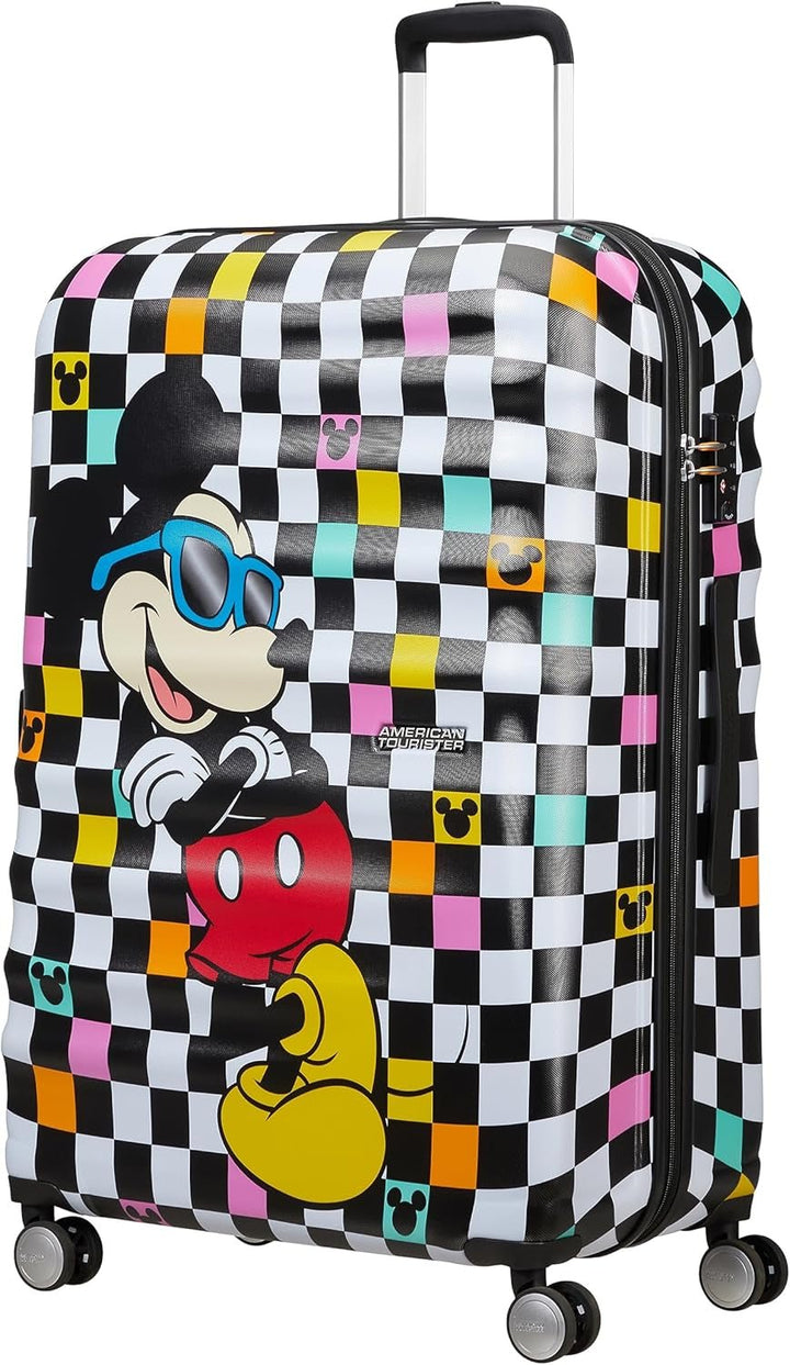 American Tourister Wavebreaker Disney - Spinner S, bagaje pentru copii, 55 cm, 36 L, multicolor (Donald Blue Kiss) - Naty Shop
