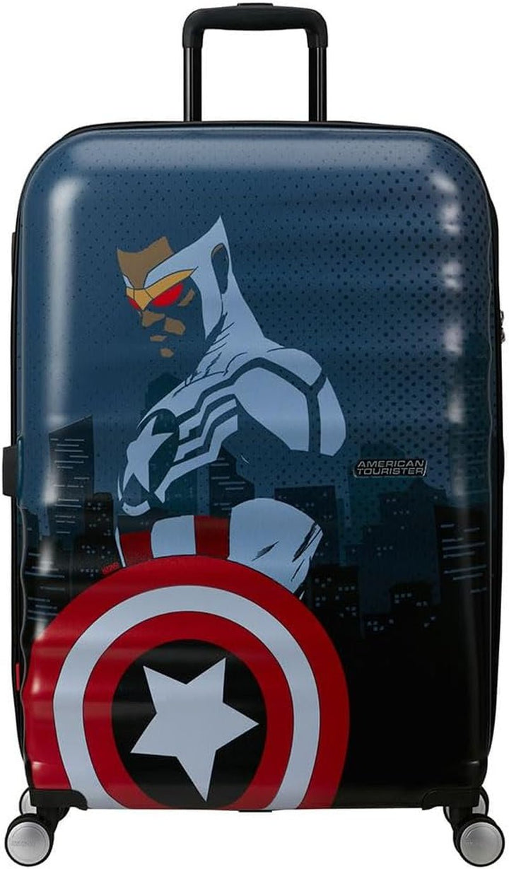 American Tourister Wavebreaker Disney - Spinner S, bagaje pentru copii, 55 cm, 36 L, multicolor (Donald Blue Kiss) - Naty Shop