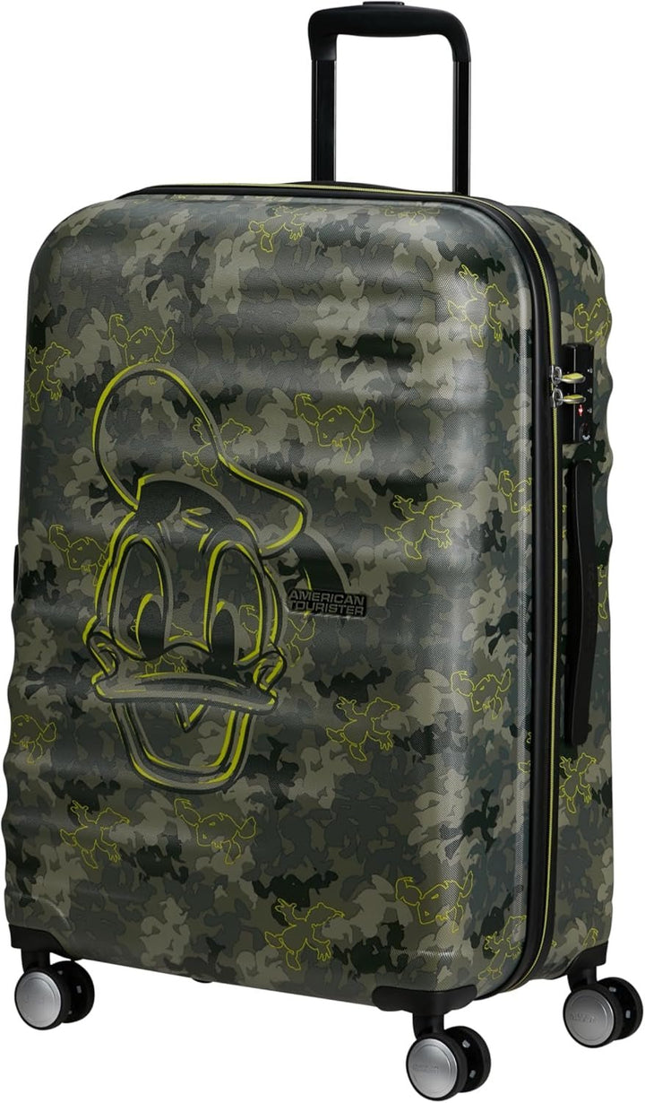 American Tourister Wavebreaker Disney - Spinner S, bagaje pentru copii, 55 cm, 36 L, multicolor (Donald Blue Kiss) - Naty Shop