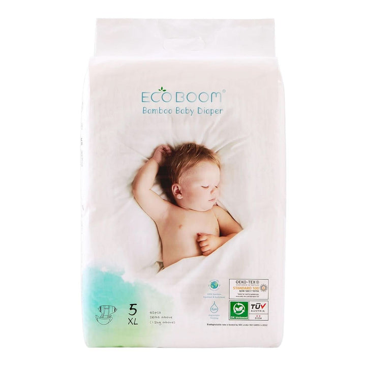 Scutece, Viscose din Bamboo Scutece, scutece de unică folosință moi naturale pentru sugari Mama si Copilul Naty Shop 5 (62 de scutece)