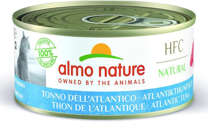 Almo Nature HFC Natural - Hrană umedă pentru pisici adulte - File de pui - de calitate umană, fără gluten și monoproteină - 280G, pachet de 12