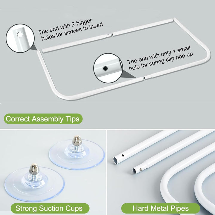 Hamac pentru pisici cu fereastră 52 x 30 cm, pat pentru pisici cu fereastră, covoraș reversibil, pat pliabil cu fereastră și ventuze stabile, până la 18 kg (bej cu puf, 52 x 30 cm)