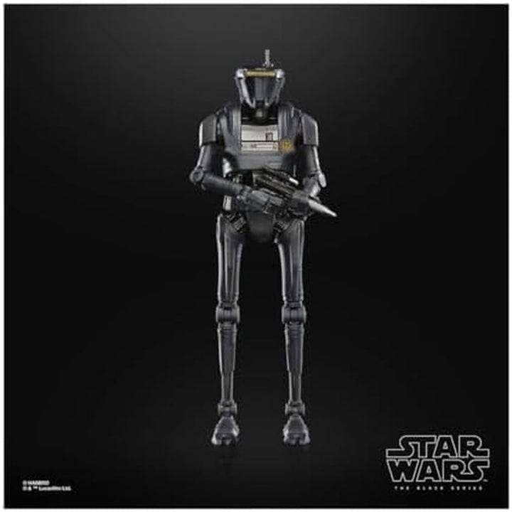 Star Wars Seria Neagră Noua Republică Security Droid, 15 Cm Figura mare Mandalorian, pentru copii 4+ Action figures Naty Shop