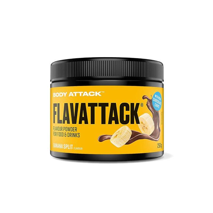 Body Attack Flavattack®, Double Choc Brownie, 250G / 83 porții Arome Naty Shop 250 grame Banana Split