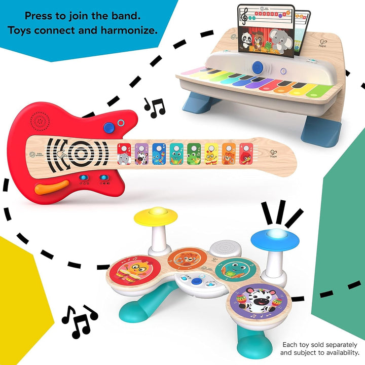 Baby Einstein, Together in Tune, Connected Magic Touch, tobe din lemn, instrumente muzicale, 4 moduri de joc și 10 melodii, control volum, jucărie din lemn pentru copii, de la 12 luni Jucarii Bebe Naty Shop