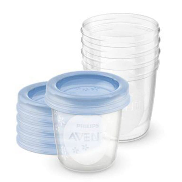 Philips AVENT SCF619/05 Aufbewahrungsbecher Für Muttermilch, Becher Inklusive Deckel Accesorii Hrana si Alaptare Bebe Naty Shop