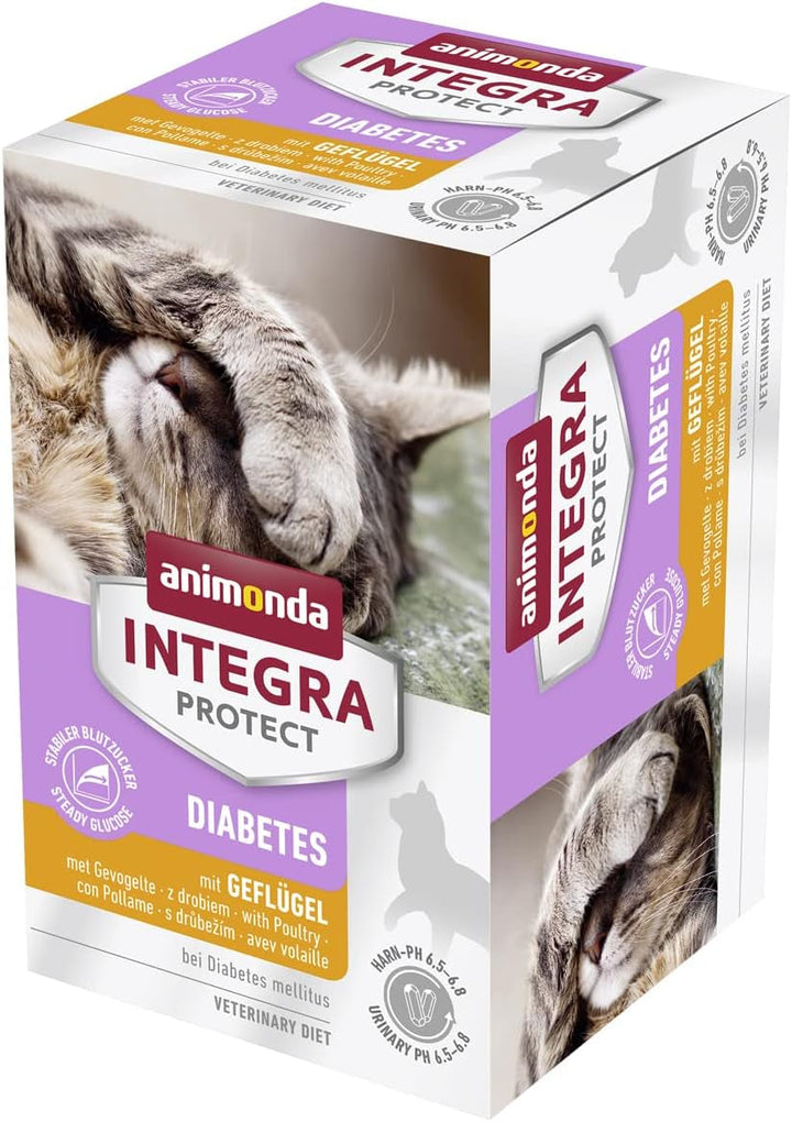 Animonda INTEGRA PROTECT Hrană umedă pentru pisici Sensitive Pure Pork (16 X 100G), recomandată de veterinari pentru alergii alimentare, hrană dietetică dezvoltată de veterinari pentru pisici adulte