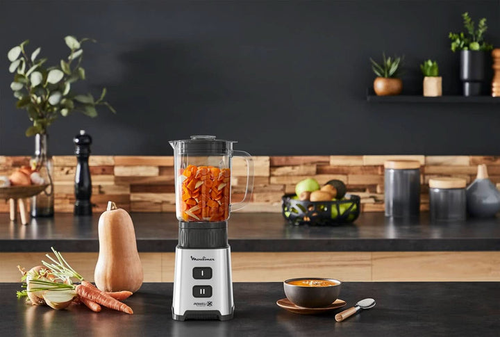 Blender Pulseo LM17GD, 400 W, 4 lame, 700 Ml, Recipient portabil 600 Ml Bucatarie Naty Shop