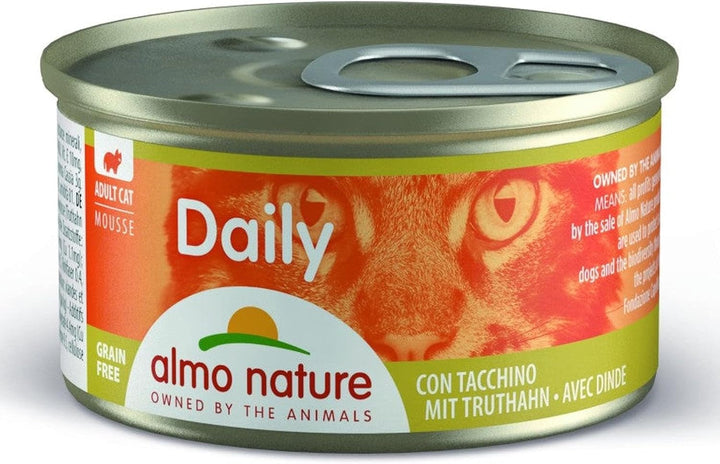 Almo Nature Daily Wet Food pentru pisici adulte Mousse cu somon - conservă 24X85 G