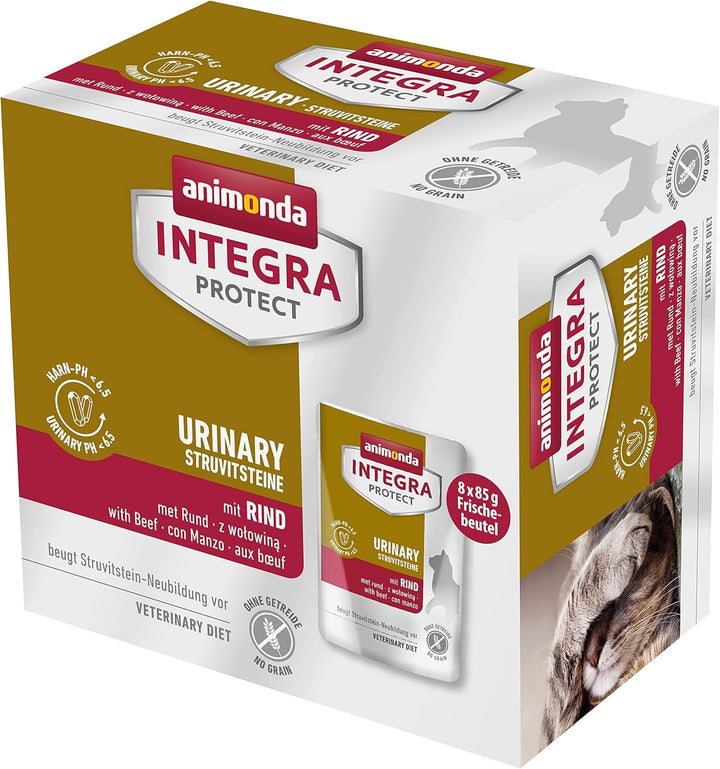 Animonda INTEGRA PROTECT Hrană umedă pentru pisici cu diabet zaharat cu curcan (24 X 85G), recomandată de veterinar pentru diabet zaharat, dezvoltată împreună cu veterinari pentru pisici adulte