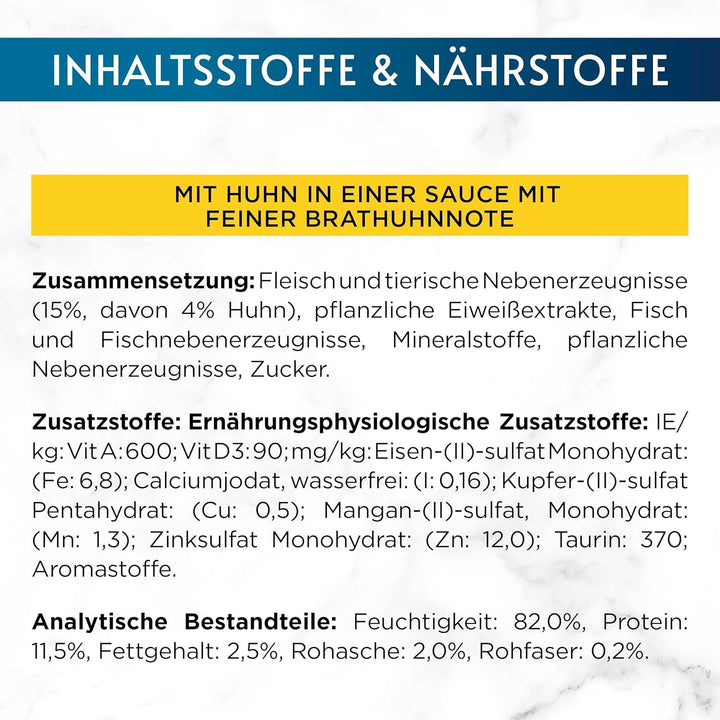 Gourmet Perle Indulgence in Sauce Hrană umedă pentru pisici, cu pui, 26pachet (26 X 85G)