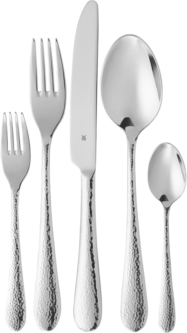 WMF Sitello set tacâmuri 6 persoane, Cromargan, set tacâmuri 30 piese, cuțite monobloc Bucatarie Naty Shop