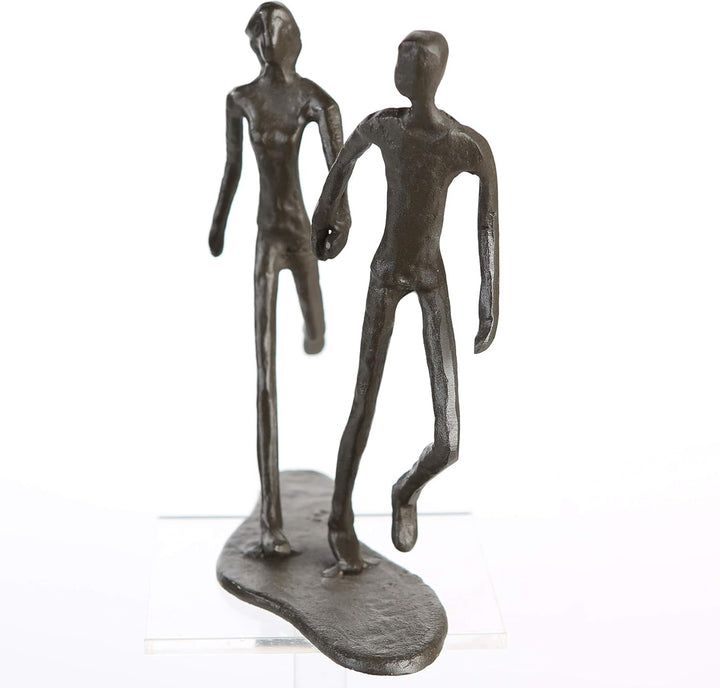 Casablanca - sculptură de design Running - din fier - arsă H 17 cm Statuete si sculpturi Naty Shop