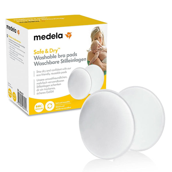 Medela Waschbare Stilleinlagen, 4 Stück Accesorii Hrana si Alaptare Bebe Naty Shop