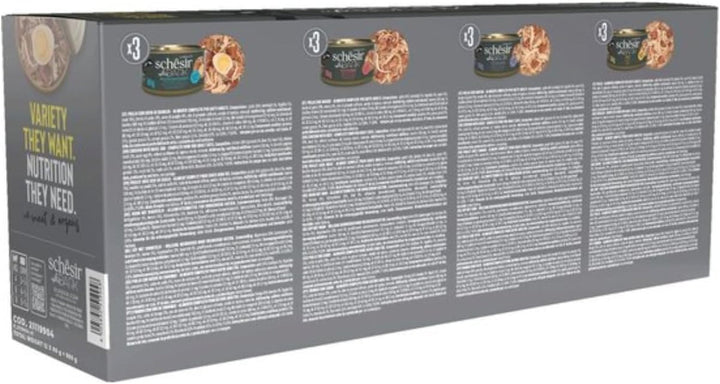 after Dark, Variety Pack, Hùmeda hrană completă pentru pisici, 12 cutii X 80 G