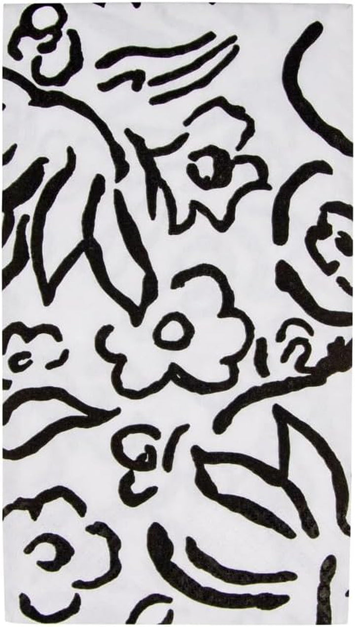 Șervețele de hârtie Matisse pentru prosoape de oaspeți, negre, 15 bucăți per pachet