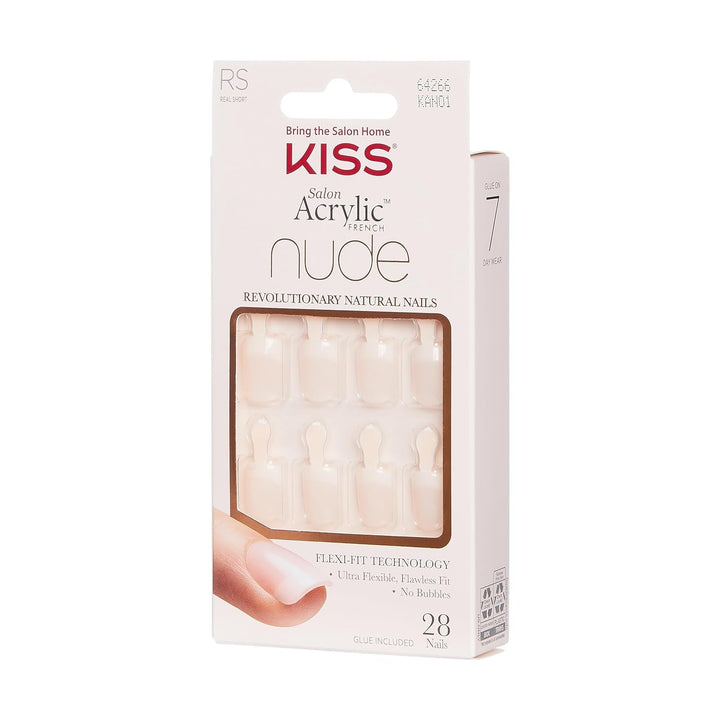 Kiss Nude Nails Unghii Uimitoare (Pachet de 2)